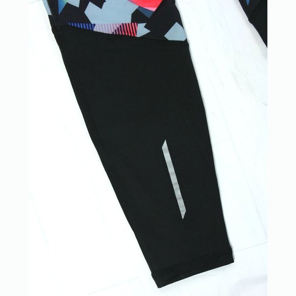 NEW Crivit Workout Athletic Active Leggings Pants Stretch Bright Abstract - Sm - Picture 7 of 7